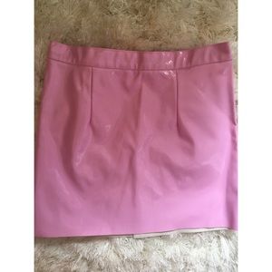 Vinyl Barbie Pink Mini Skirt